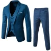The new men's three-piece suit set, a Korean-style slimming and casual wedding dress for grooms and groomsmen, is in vogue Specification image